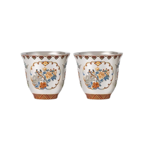 Dunhuang Institute of Art Cloisonné Enamel Gilded Silver Teaware