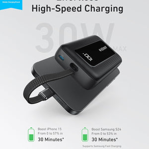 Anker Zolo Portable Charger, 10,000mAh 30W