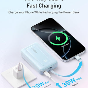 Anker Zolo Portable Charger, 10,000mAh 30W