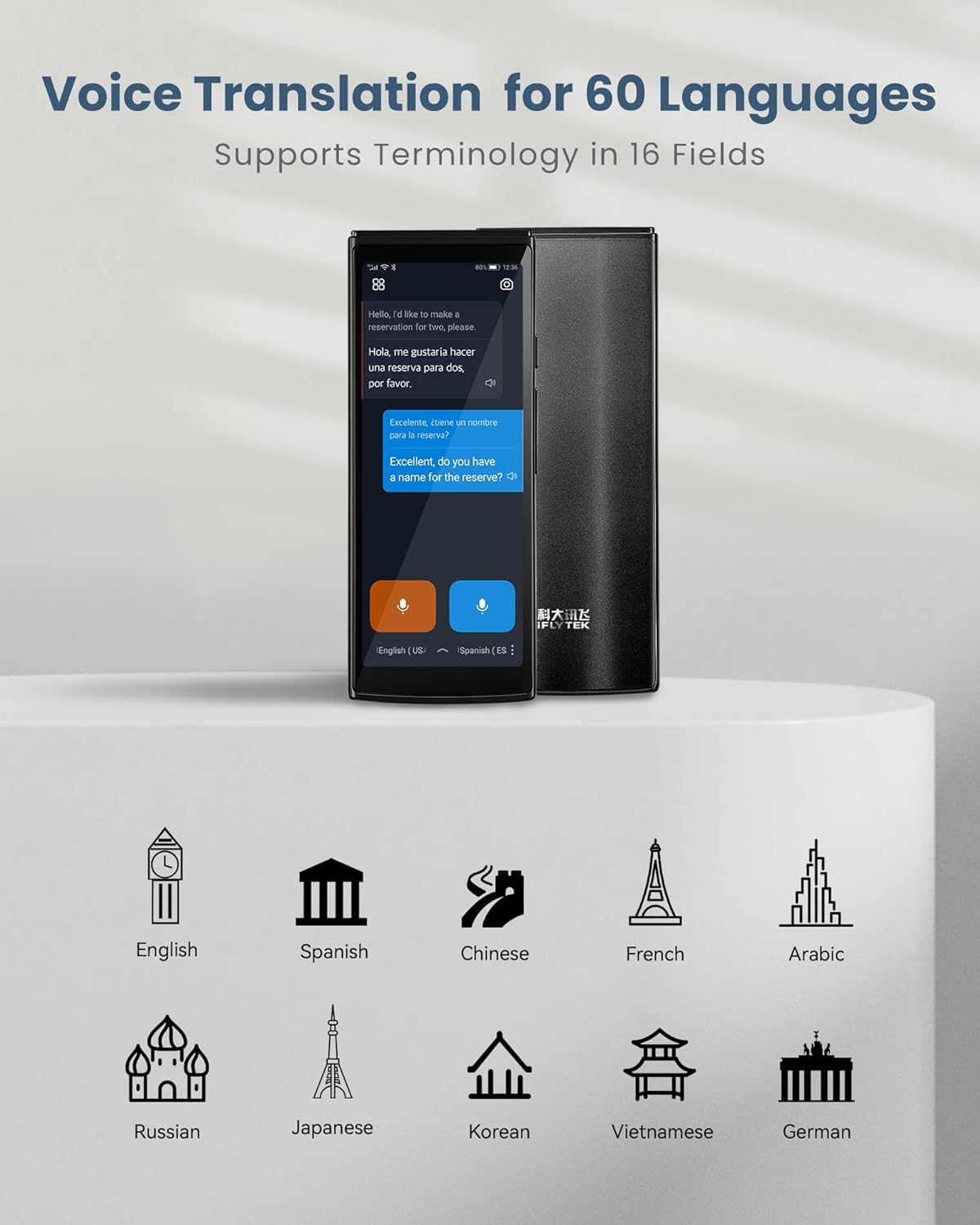 iFLYTEK Instant Smart Voice Language Translator 4.0